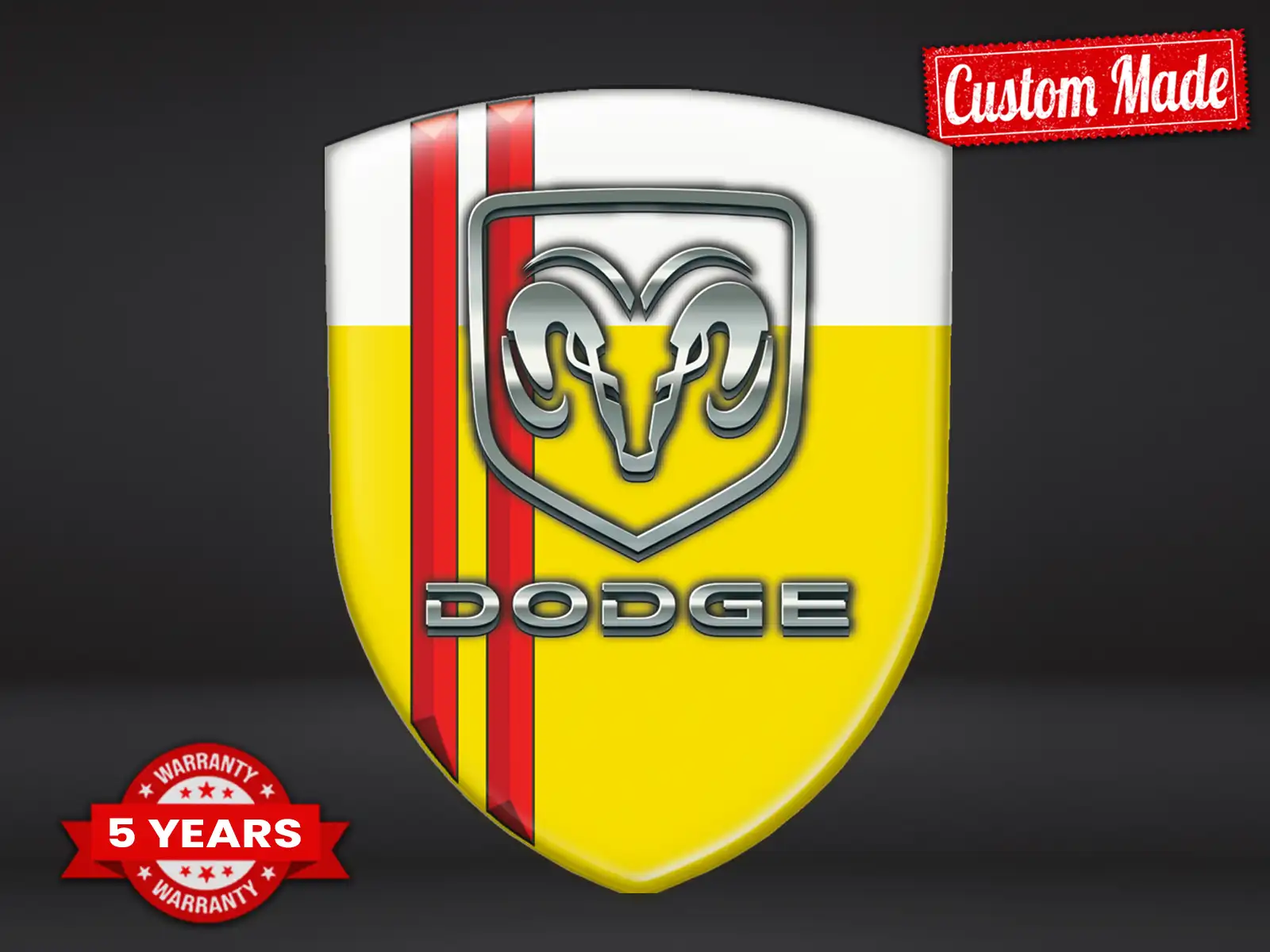 Dodge Impresión Parachoques Deporte Premium Alta Calidad
